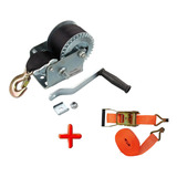 Guincho Manual 1200lbs Reboque Cargas Com Cinta De Amarração