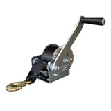 Guincho Manual 2500 Lb C/ Cinta Lanchas Barcos Motos Reboque