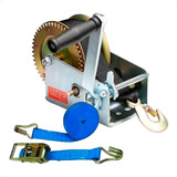 Guincho Manual Catraca 1800lbs Mais Cinta De Amarração 8m 2t