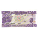 Guiné - 100 Francos De 1.986