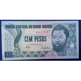 Guiné Bissau: Linda Cédula 100 Pesos De 1990 Fe Escassa
