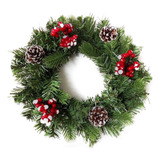 Guirlanda Natal Papai Noel Enfeite Porta Natalino Pinhos Aze