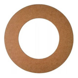 Guirlanda Redonda Lisa 30cm Mdf 3mm - 10 Peças