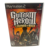Guitar Hero 3 Legends Of Rock Play 2 Com Capa E Pôster Ps2