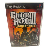 Guitar Hero 3 Legends Of Rock Play 2 Com Capa E Pôster Ps2