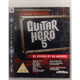 Guitar Hero 5 Jogo Ps3 Físico