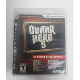 Guitar Hero 5 Ps3 Mídia Física Original Completo Com Manual