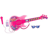 Guitarra Barbie Dreamtopia Funçao Mp3 E Microfone E Óculos