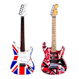 Guitarra Decorativa Evh E Eagle Grande 78cm Kit 2 Unidades