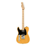 Guitarra Elétrica Canhota Squier Telecaster Affinity Series Maple Fingerboard Material Orientação À Mão Cor Esquerda Nude