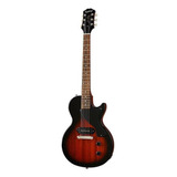 Guitarra Elétrica EpiPhone Inspired By Gibson Les Paul Junior De Mogno Tobacco Burst Brilhante Com Diapasão De Louro Indiano