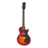 Guitarra Elétrica EpiPhone Les Paul Melody Maker E1 De Choupo Heritage Cherry Sunburst Com Diapasão De Pau-rosa