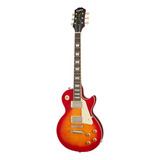 Guitarra Elétrica EpiPhone Les Paul Standard 1959 De Mogno Aged Dark Cherry Burst Brilhante Com Diapasão De Louro Indiano
