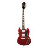 Guitarra Elétrica EpiPhone Original Collection Sg Standard 60s De Mogno Vintage Cherry Brilhante Com Diapasão De Louro Indiano