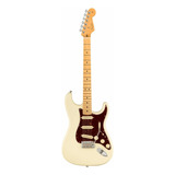 Guitarra Elétrica Fender American Professional Ii Stratocaster De Amieiro Olympic White Brilhante Com Diapasão De Bordo