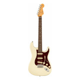Guitarra Elétrica Fender American Professional Ii Stratocaster De Amieiro Olympic White Brilhante Com Diapasão De Pau-rosa