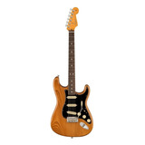 Guitarra Elétrica Fender American Professional Ii Stratocaster De Pinheiro Roasted Pine Brilhante Com Diapasão De Pau-rosa