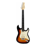 Guitarra Elétrica Giannini G-101 Standard Stratocaster 1h2s Cor Sunburst Mint Material Do Diapasão Madeira Técnica Orientação Da Mão Destro