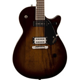 Guitarra Elétrica Gretsch G2215-p90 Jr Jet Streamliner Hv, Marrom Escuro, Orientação À Mão Direita
