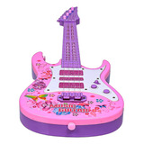 Guitarra Elétrica Infantil Brinquedo Luz E Som Violão Musica