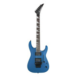 Guitarra Elétrica Jackson Js Series Js32 Dka Dinky De Choupo Bright Blue Brilhante Com Diapasão De Amaranto