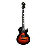 Guitarra Elétrica Phx Eclipse Lp-5 De Tília Sunburst Brilhante Com Diapasão De Pau-rosa