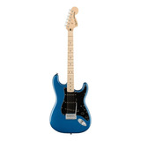 Guitarra Elétrica Squier By Fender Affinity Series Stratocaster De Choupo Lake Placid Blue Brilhante Com Diapasão De Bordo