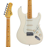 Guitarra Elétrica Strato Branca Tagima Tg530 Woodstock Owh
