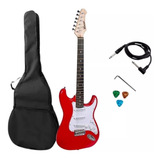 Guitarra Elétrica Strato Winner Wgs C/ Capa Cabo Palhetas