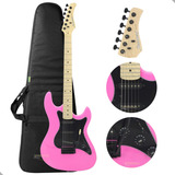 Guitarra Eletrica Stratocaster Strinberg Sts100 + Capa Cor Pink Material Do Diapasão Bordo Orientação Da Mão Destro