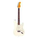 Guitarra Elétrica Sx Vintage Series Sst62+ De  Tília Vintage White Brilhante Com Diapasão De Pau-rosa