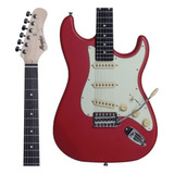 Guitarra Elétrica Tagima Memphis Mg-30 De Fiesta Red Satin