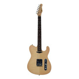 Guitarra Elétrica Tagima Signature Series Cs3 Cacau Santos De Amieiro Natural Com Diapasão De Pau-rosa