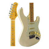 Guitarra Eletrica Tagima Tg-540 Olympic White Owh Tg540 Cor Branco Material Do Diapasão Maple Orientação Da Mão Destro
