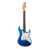 Guitarra Elétrica Tagima Tw Series Tg-520 De Tília Metallic Blue Metálico Com Diapasão De Madeira Técnica