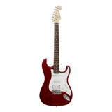 Guitarra Elétrica Thomaz Teg-320 De Madeira Maciça Vermelha Com Diapasão De Pau-rosa