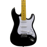 Guitarra Elétrica Thomaz Teg-400v Black Stratocaster