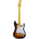Guitarra Elétrica Vintage Thomaz Teg 400v Sunburst