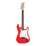 Guitarra Elétrica Waldman Street St-111 De Madeira Maciça Red Com Diapasão De Pau-rosa