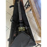 Guitarra Esp Ltd Fly V C/case Boombags +upgrades