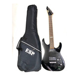 Guitarra Esp Ltd M-10 Black Com Semi Case Novo E Original