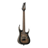 Guitarra Ibanez Rgd71alpa Charcoal Burst 7 Cordas Cor Marrom