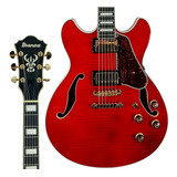 Guitarra Ibanez Semi Acústica As 93fm Transparent Cherry Red