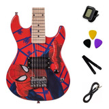 Guitarra Infantil Phx Marvel Homem Aranha C/ Acessórios