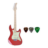 Guitarra Iniciante Strinberg Strato Sts100 + Palhetas