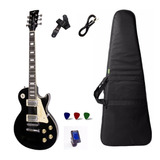 Guitarra Les Paul Vogga Vcg621 Preto + Kit Acessorios + Nf-e