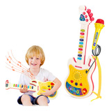 Guitarra Menino Rock Brinquedo Infantil Musical