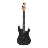 Guitarra Michael Standard Strato Gm217n Metallic All Black