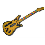 Guitarra Para Ps2 Ps3  Nintendo Wii Cor Madeira Sem Fio Nova