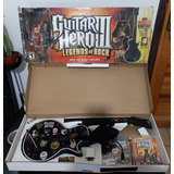Guitarra Ps3 Guitar Hero 3 Legends Of Rock - Caixa + 2 Jogos